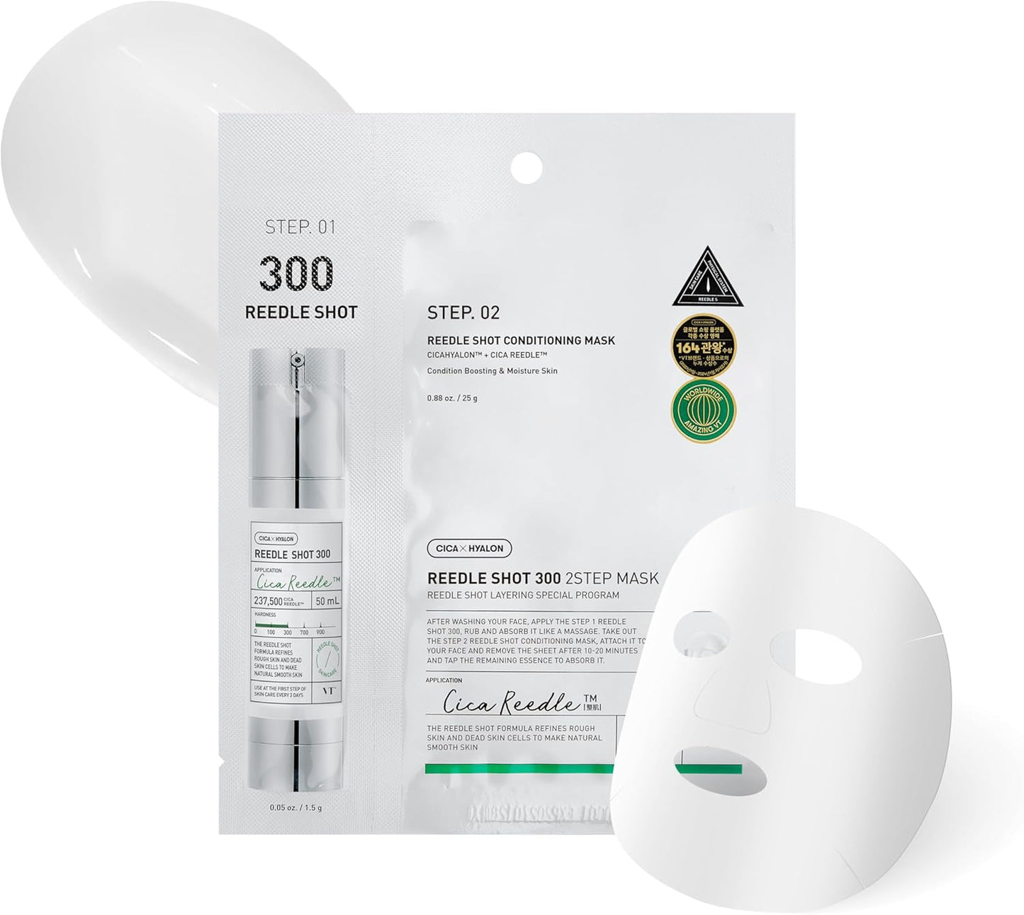 VT Cosmetics Mild Reedle Shot 300 2Step Mask